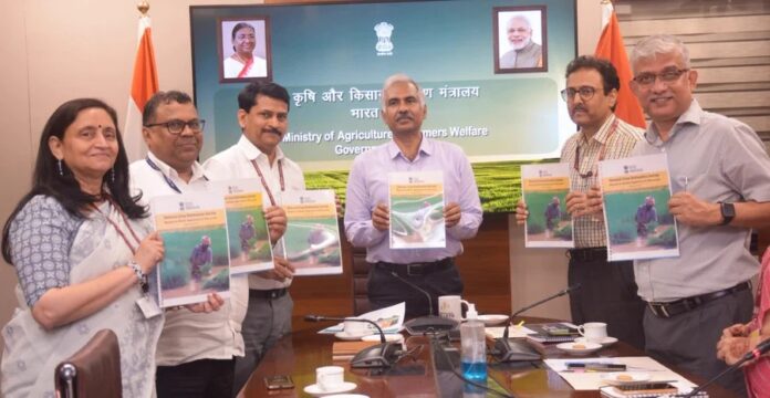 New Delhi: Agriculture & Farmers Welfare Secretary Manoj Ahuja launches mobile application and web portal for GCES