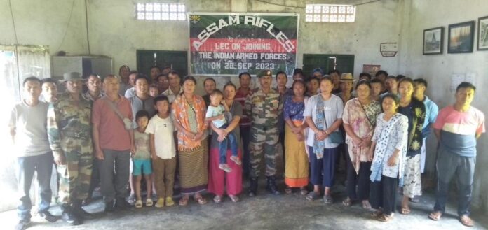 Manipur: Assam Rifles organised a lecture on joining the Indian Armed Forces on Sep 23