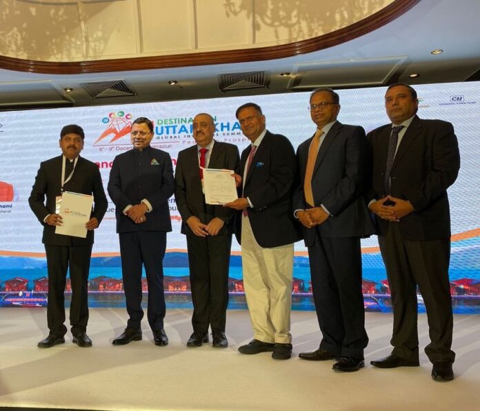 लंदन: उत्तराखंड के सीएम धामी ने उषा ब्रेको लिमिटेड के अध्यक्ष के साथ उत्तराखंड में ₹1000 करोड़ के निवेश हेतु एमओयू किया