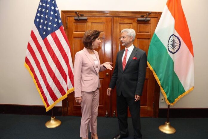 EAM Dr. Jaishankar met US Secretary of Commerce Gina Raimondo