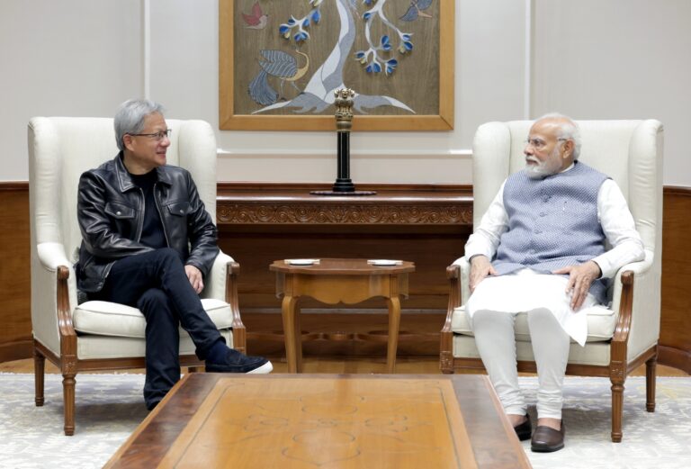 CEO of NVIDIA, Jensen Huang met PM Modi