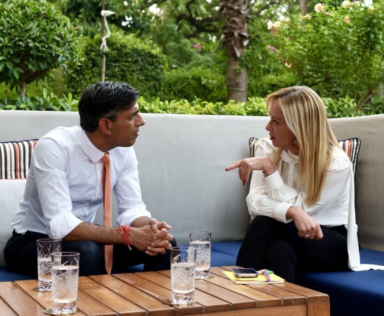 On the eve of G20, I met the UK PM Rishi Sunak in India- Giorgia Meloni
