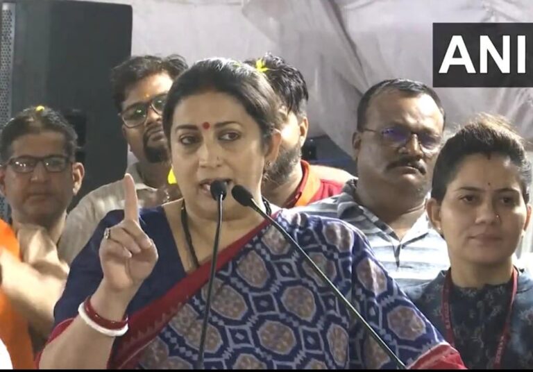 Sehore: This is not just an Election, it is a fight between Adharma and Dharma- Smriti Irani