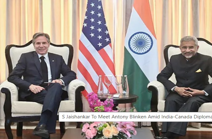 EAM Jaishankar To Meet US State Secretary Antony Blinken Amid India-Canada Diplomatic Row EAM Jaishankar To Meet US State Secretary Antony Blinken Amid India-Canada Diplomatic Row