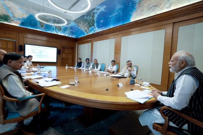 PM Modi holds an important meeting to review announcements made in his Red Fort speech