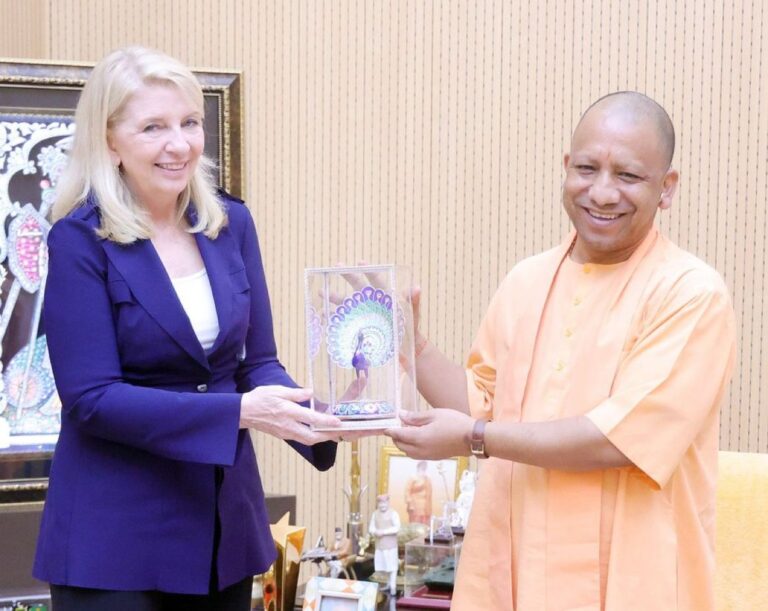 ED of UNICEF, Catherine Russell met with CM Yogi Adityanath