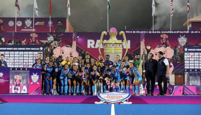 Women’s Asian Champions Trophy 2023: भारतीय महिला हॉकी टीम ने जीता खिताब, फाइनल में जापान को 4-0 से हराया