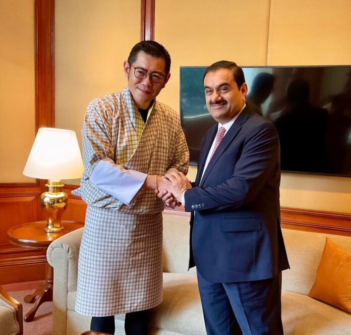 Gautam Adani met King of Bhutan Jigme Khesar Namgyel Wangchuck