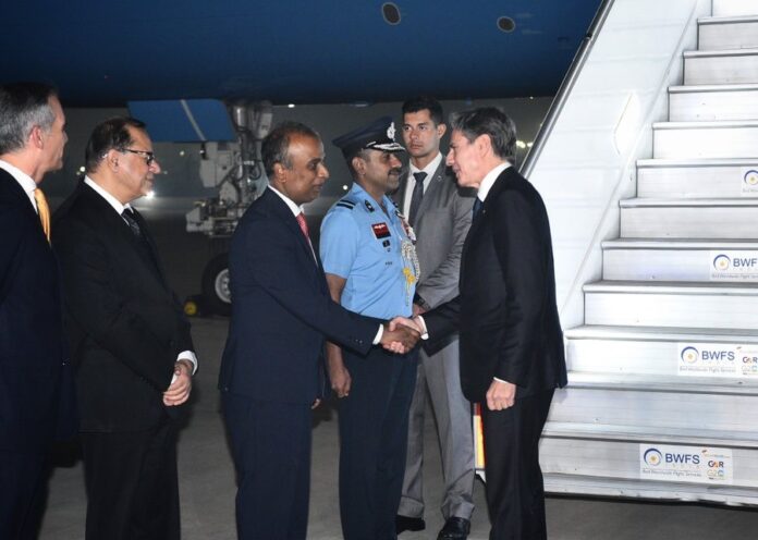 US State Secretary Antony Blinken Arrives in New Delhi, will participate in 5th India-US 2+2 Ministerial Dialogue