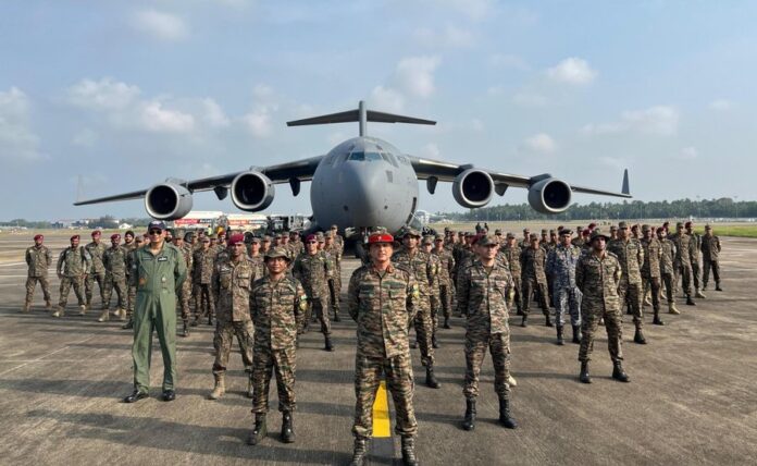 Indian Armed Forces contingent departs for Australia to take part in 2nd edition of AUSTRAHIND-23