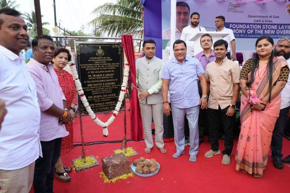 Goa: Laid the Foundation Stone for the new Bridge connecting Shantinagar to New Vaddem- CM Sawant