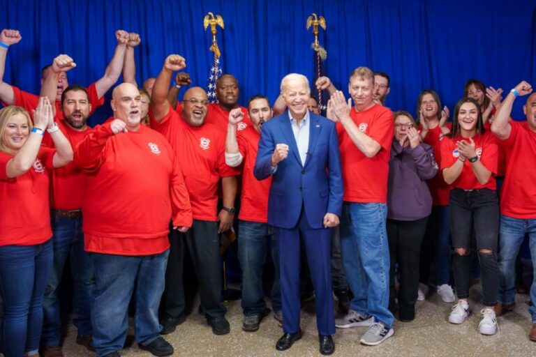 The future of the automobile industry will be made in America by American union workers- President Biden