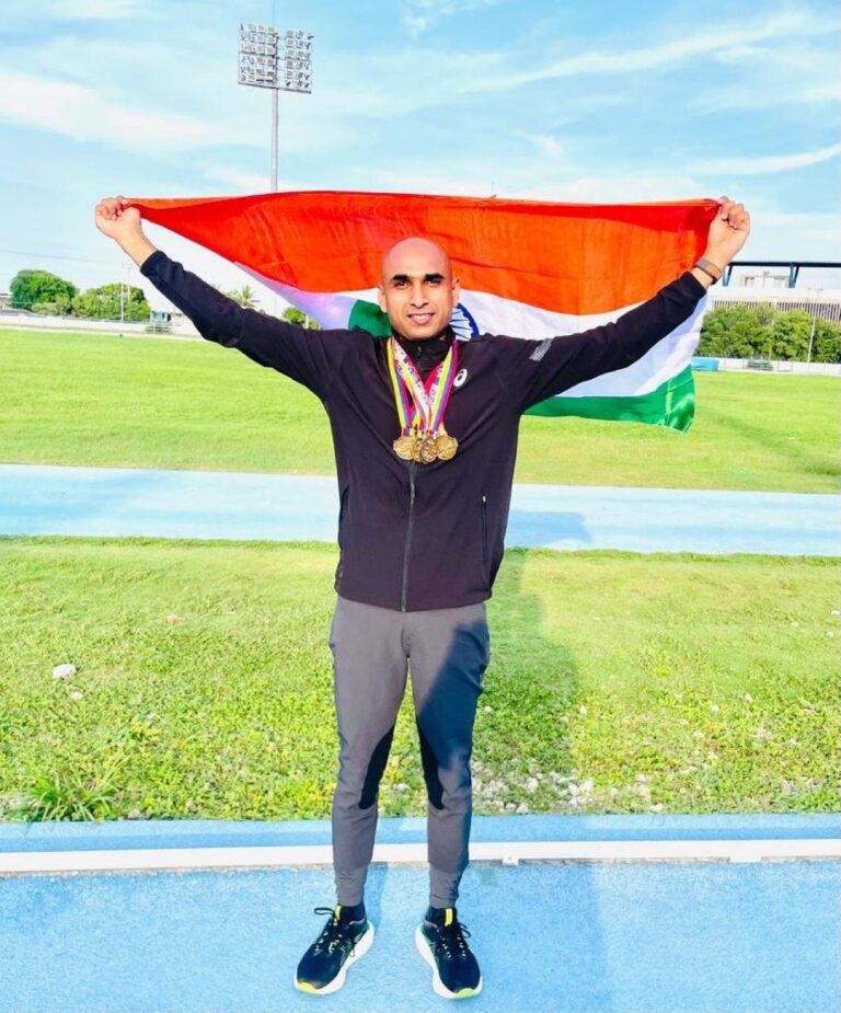 Colombia: Lt Col Sanjeev Malik wins 5 Gold Medals in 42nd World Medicine and Health Games