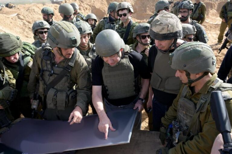 Israel PM Benjamin Netanyahu visited the Gaza Strip