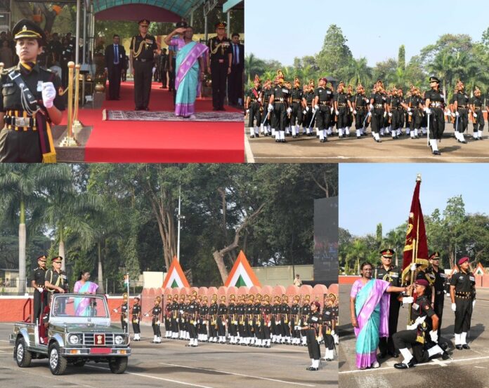 President Murmu presents the President’s Colour to Armed Forces Medical College, Pune