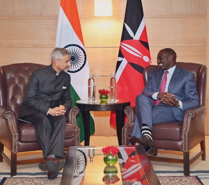 EAM Dr Jaishankar meets Kenyan President William Ruto