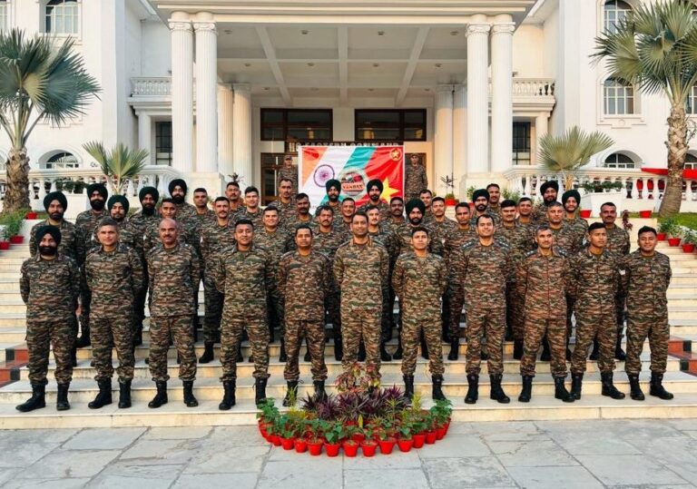 Indian armed forces contingent reaches Hanoi for joint military exercise ‘Vinbax-2023’