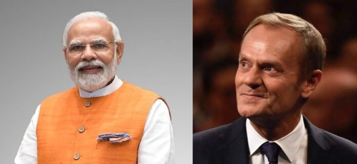 PM Modi congratulates Donald Tusk on his appointment as Prime Minister of Poland