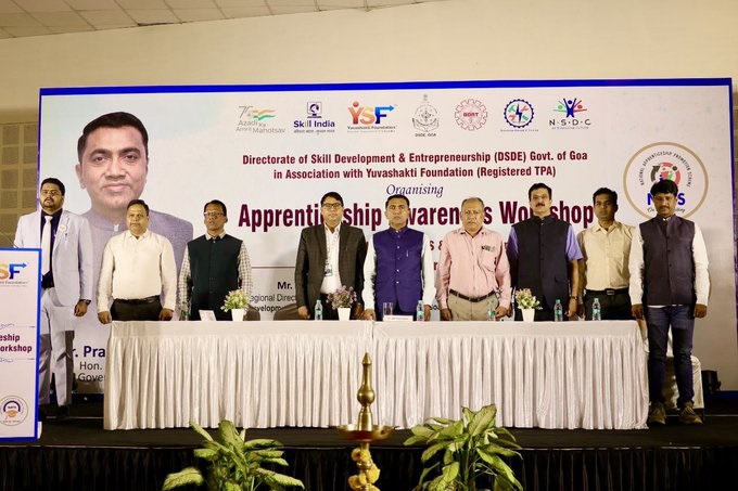 Goa: CM Sawant attended & addressed National Apprenticeship Promotion Scheme Awareness program