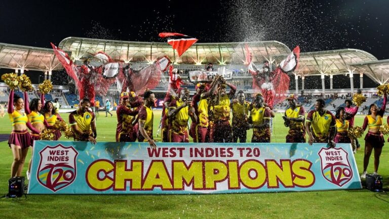 ENG vs WI T20I सीरीज: पांचवा टी-20 मैच 4 विकेट से जीतकर वेस्टइंडीज ने सीरीज 3-2 से की अपने नाम
