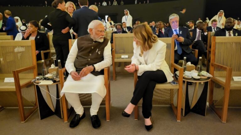 PM Modi met with Italian PM Giorgia Meloni