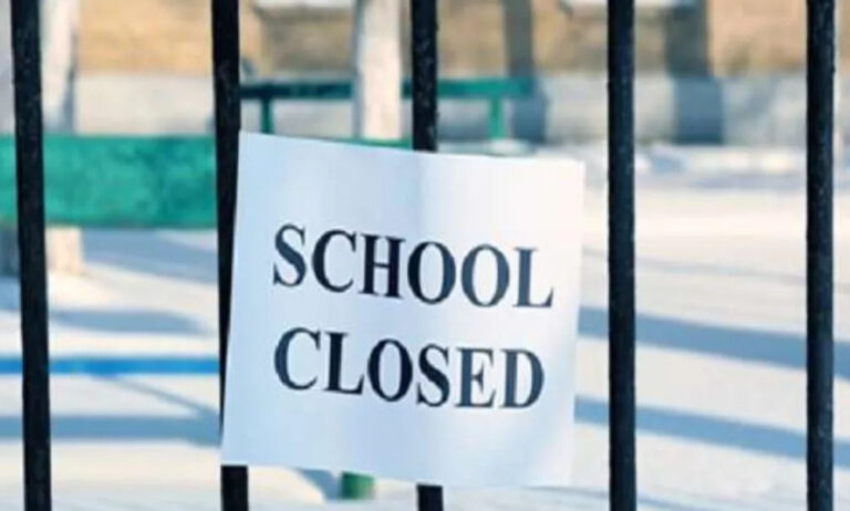 भारी बारिश की वजह से तमिलनाडु के चार जिलों में आज स्कूल रहेंगे बंद