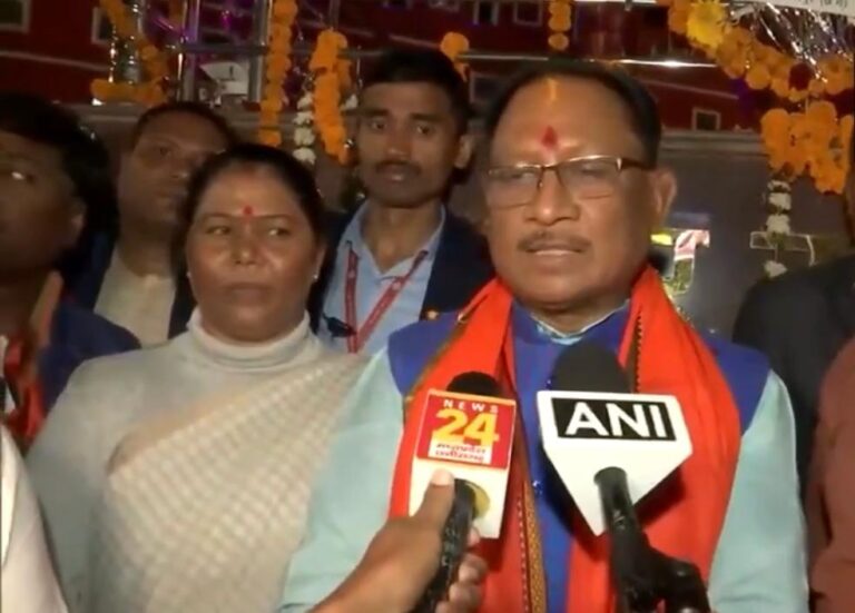 Raipur: BJP really cares about the Tribal Community- Designated CM Vishnu Dev Sai
