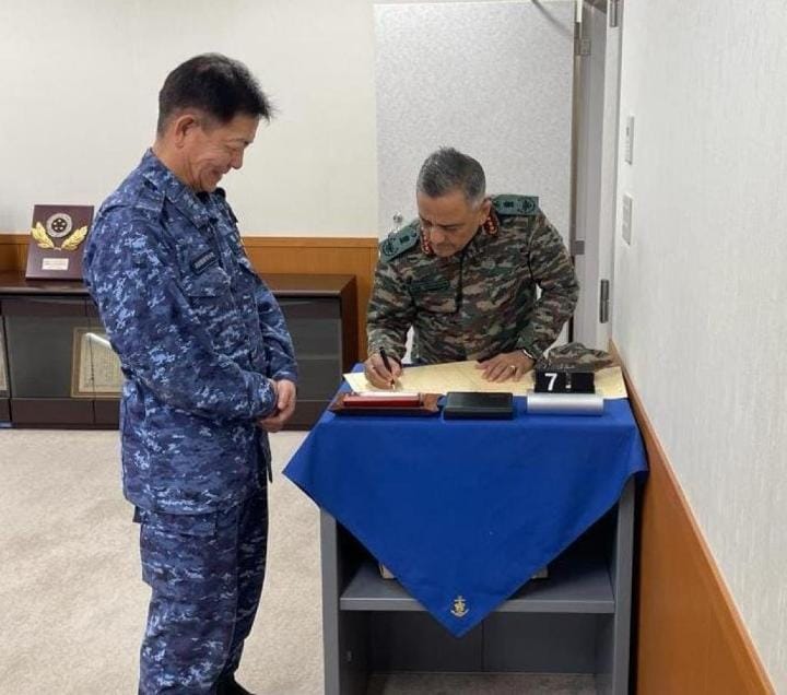 CDS अनिल चौहान ने जापान मैरीटाइम सेल्फ डिफेंस फोर्स मिशन का अवलोकन किया