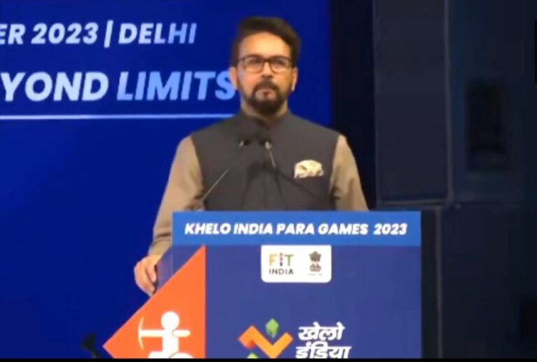 Today, ‘Khelo India’ is famous among Crores of People in the Country- Anurag Thakur