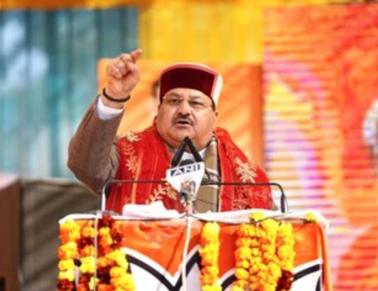 राष्ट्रीय अध्यक्ष जेपी नड्डा पहुंचे हिमाचल प्रदेश, अभिनंदन समारोह को किया संबोधित