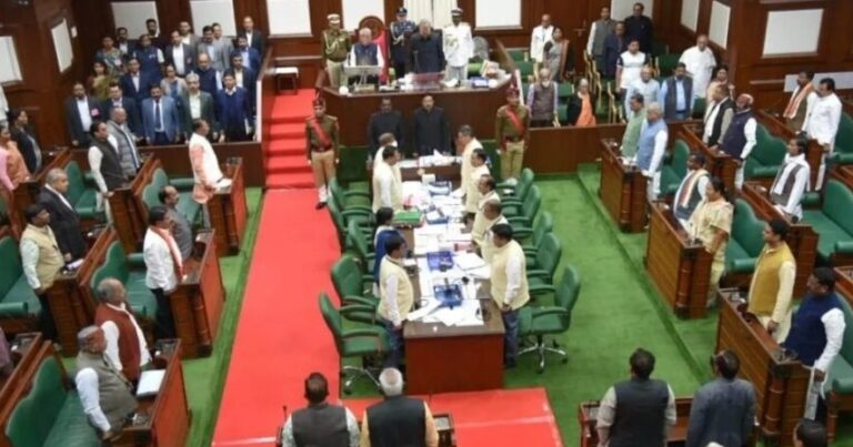 छत्तीसगढ़ विधानसभा के शीतकालीन सत्र की कार्यवाही कल तक के लिए स्थगित