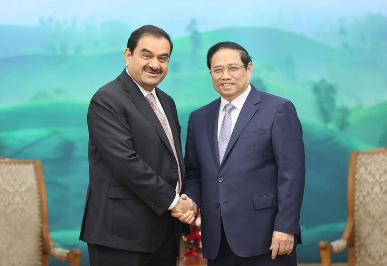Business tycoon Gautam Adani meets PM Pham Minh Chinh of Vietnam