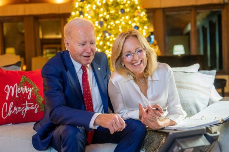 Jill & I got to speak with some excited young Americans- President Biden