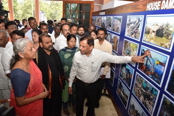 Tamil Nadu: FM Sitharaman reviewed flood situation in Thoothukudi district