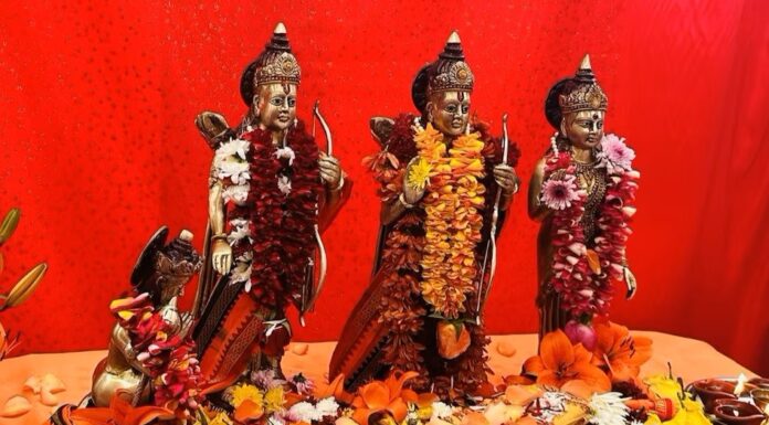 रामलला की प्राण प्रतिष्ठा पर इस देश को मिला पहला राम मंदिर, गूंजा जय श्री राम का नारा