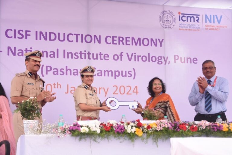 CISF ने राष्ट्रीय विषाणु विज्ञान संस्थान आईसीएमआर-एनआईवी की सुरक्षा संभाली
