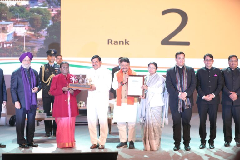 Swachh Survekshan 2023 Award Ceremony: M.P Awarded as the 2nd cleanest State in the Country