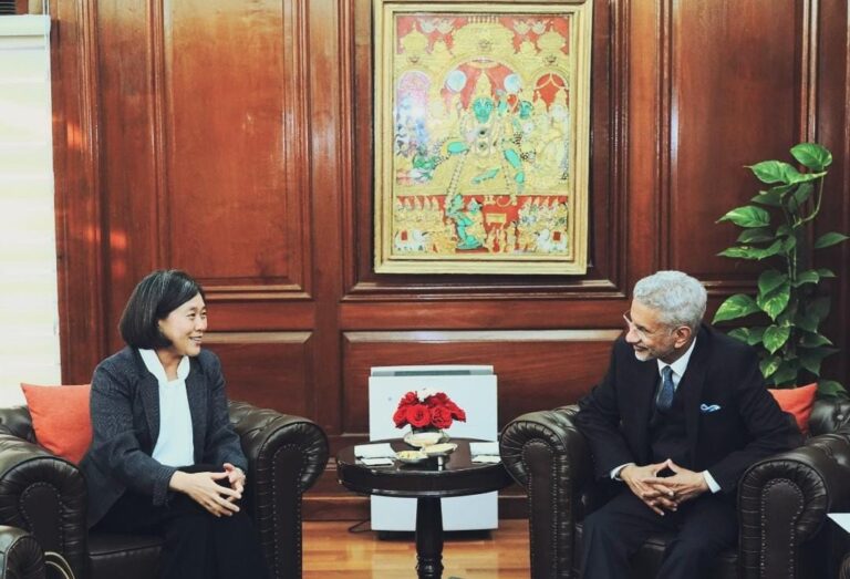 अमेरिकी व्यापार प्रतिनिधि कैथरीन ताई ने दिल्ली में विदेश मंत्री डॉ. एस जयशंकर से की मुलाकात