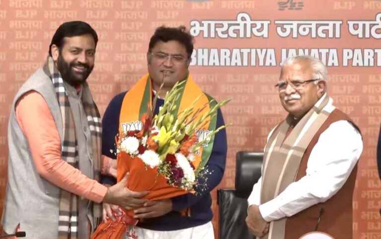 बीजेपी में शामिल हुए AAP के पूर्व नेता अशोक तंवर