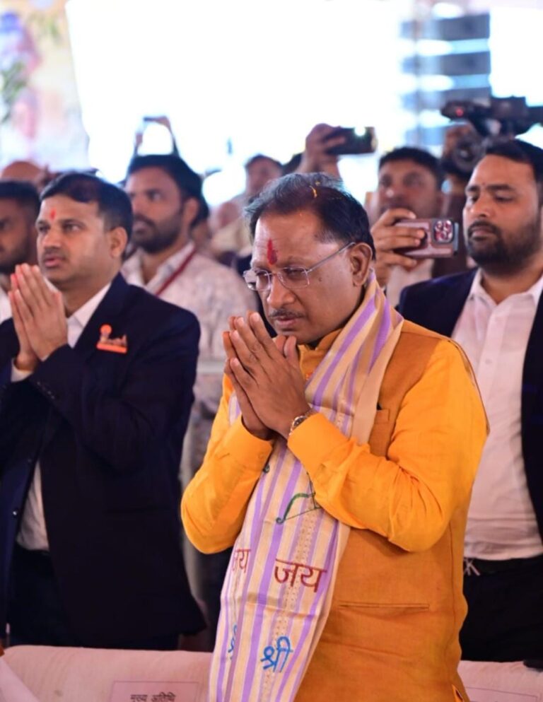 छत्तीसगढ़ : शिवरीनारायण में श्रीराम लला प्राण प्रतिष्ठा रामोत्सव कार्यक्रम में शामिल हुए CM विष्णु देव साय