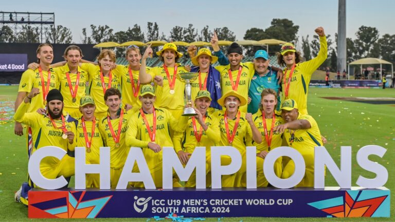 IND vs AUS U19 World Cup 2024 Final: ऑस्ट्रेलिया ने भारत को अंडर 19 वर्ल्‍ड कप में 79 रनों से हराया
