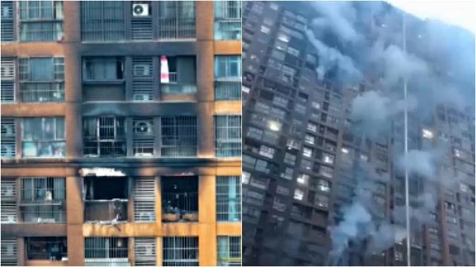 China: पूर्वी चीन के जियांग्सू प्रांत की बिल्डिंग में लगी आग, 15 की मौत और 44 घायल China: पूर्वी चीन के जियांग्सू प्रांत की बिल्डिंग में लगी आग, 15 की मौत और 44 घायल