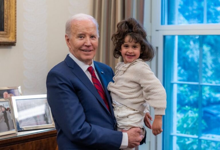 Last year, We secured release of Abigail, a 4-year-old who was being held by Hamas- President Biden