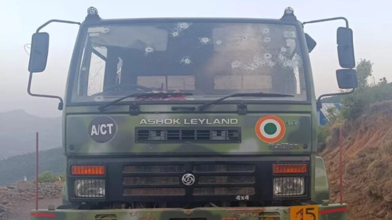 Terror Attack : जम्मू-कश्मीर के पुंछ में वायुसेना के वाहन पर घात लगाकर हमला