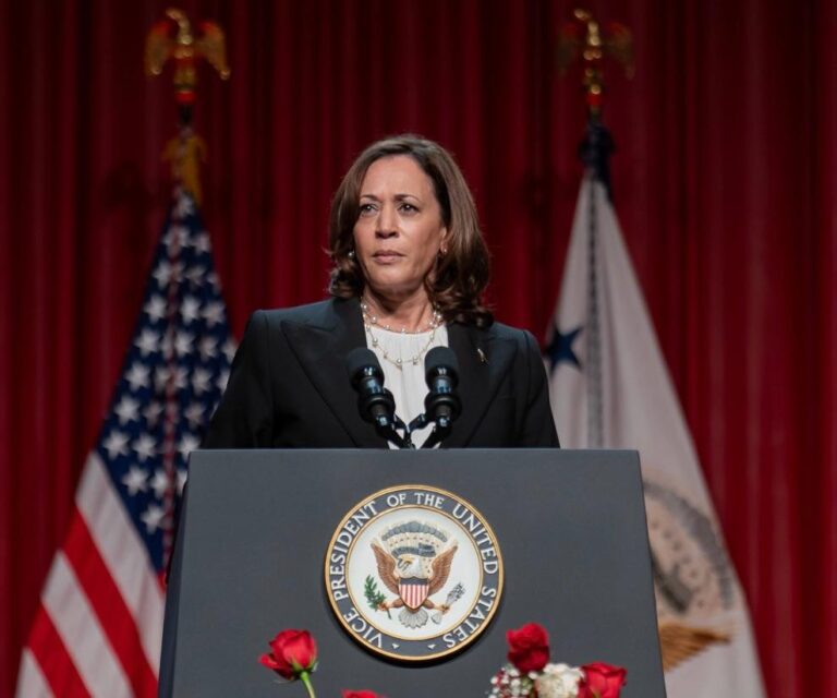 President Biden & I have made the largest-ever investment in clean school buses- Kamala Harris