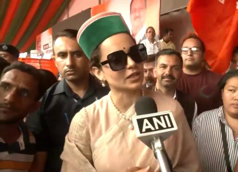 मंडी: कांग्रेस हमेशा भारत को टुकड़ों में देखती है- कंगना रनौत