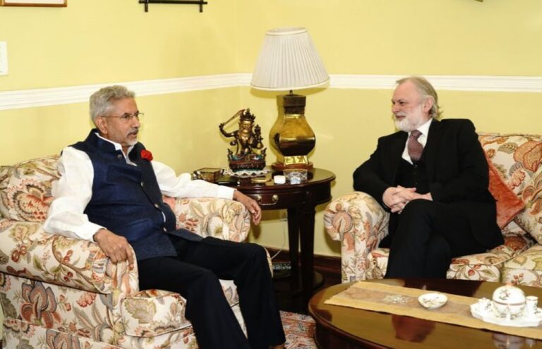 Delhi: Good to meet UK NSA Tim Barrow today- Dr Jaishankar