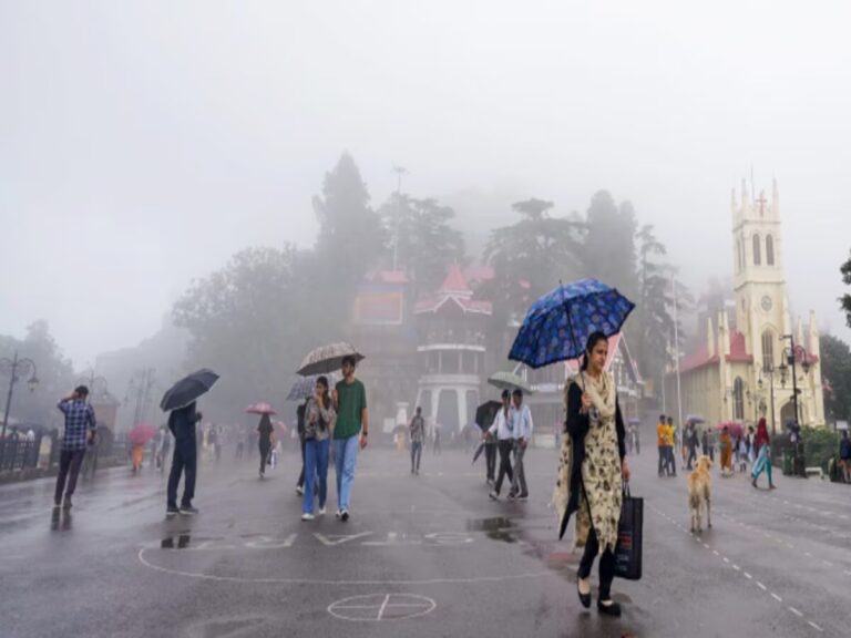 Himachal Weather: शिमला में झमाझम बारिश, आज आठ जिलों के लिए ऑरेंज अलर्ट जारी