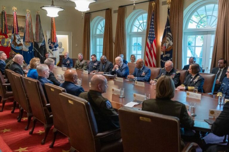 I met with our nation’s Joint Chiefs of Staff & Combatant Commanders- President Biden