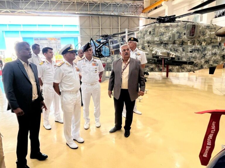 Bengaluru: Vice Admiral Krishna Swaminathan visited ADE, HAL & LRDE